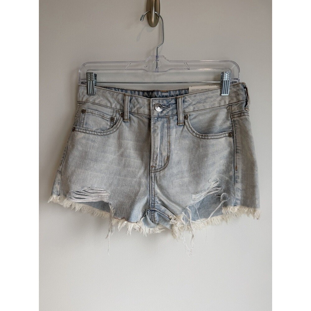 American Eagle Distressed Jean Shorts, Size 2, NWT, Stretch
